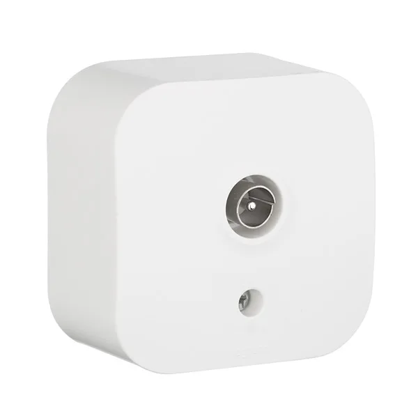 Quteo - Розетка TV простая 1.5dB (белый)
