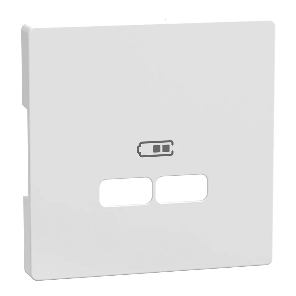 Лицевая панель Schneider Electric D-Life, центральная накладка для USB механизма 2,1А, бел. лотос