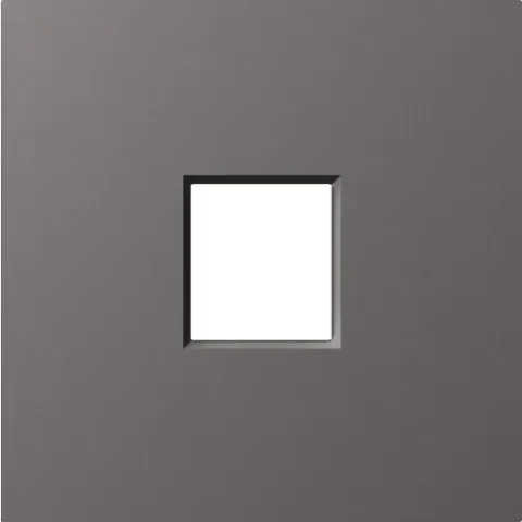 Накладка 1-я для розеток RJ45, TV, SAT, HDMI, матовый титан, серия A07
