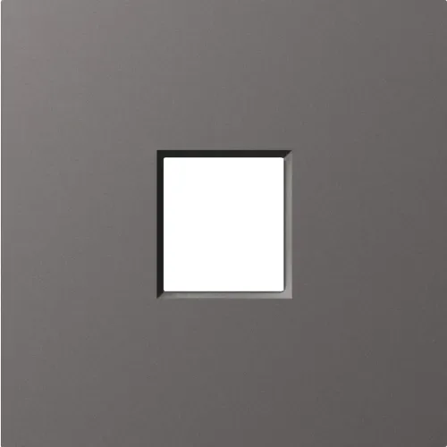 Накладка 1-я для розеток RJ45, TV, SAT, HDMI, матовый титан, серия A07