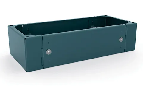 Передние панели цоколя для щита EC 1200x100мм, 2шт с монт. компл, RAL5020