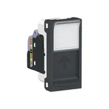 Розетка компьютерная Schneider Electric Unica, MODULAR, RJ45, одиночная, кат. 6 UTP, 1 модуль, антрацит