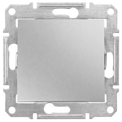 Выключатель Schneider Electric Sedna, перекл. 2 напр, алюминий