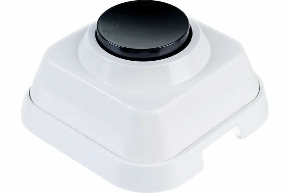 Выключатель Systeme Electric Blanca, кнопочный открытой установки для эл. звонков, 250B/0.4A