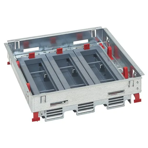 Основание монтажной коробки, горизонтальный монтаж, 24M(3x8), Hmin=80mm