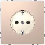 Розетка Schneider Electric D-Life, 16А, с з/к и шт, винт. зажим., шампань, SD
