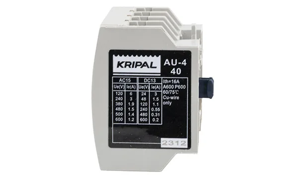 Блок-контакт вспом. AU-4-40, 4NO, фронт. монтаж, для контакторов UKC(D)-9_85
