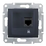 Розетка Schneider Electric Sedna, компьют., графит