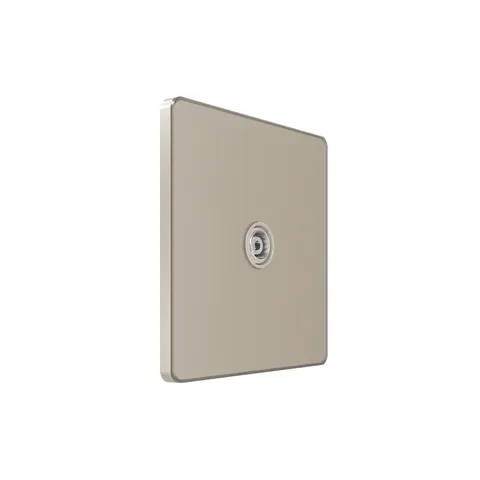 ТВ розетка Systeme Electric Infinity, телевизионная скрытой установки TV/FM 5-1000MГц, Песчаный берег