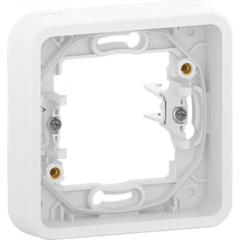 Рамка Schneider Electric Mureva, S, 1-постовая без винтов, белый, IP55