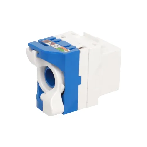 Модуль Keystone Toolless RJ45, cat. 6, UTP, 180 град., белый