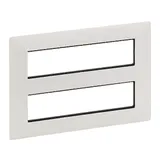 Valena Life - Рамка для модульных устройств Mosaic 2x4x2 модуля, белый (инд. упаковка)