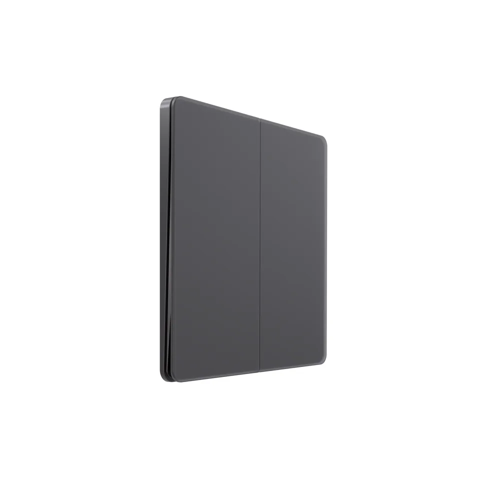 Выключатель Systeme Electric Infinity, с самовозвратом скрытой установки 2кл. (250В, 10А), Вулканический пепел