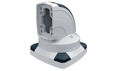 Держатель угловой (90°) поворотный (315°) напольный ETR120, RAL7035/RAL5020, m=5,88кг