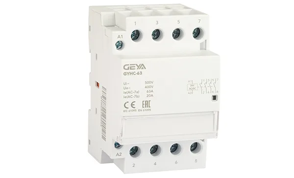 Контактор модульный GYHC-4P, 63A, 4NO, 24VDC, 3M