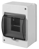 Корпус для пломбировки MINI S-4, 4M, без клемм, дымчатая дверца, 140x95x66mm, IP20
