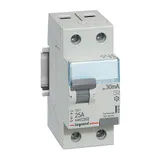 УЗО TX3, электромеханическое, 2P, 25A, 10kA, 30mA, тип AC, 2M