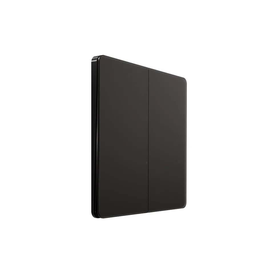 Выключатель Systeme Electric Infinity, с самовозвратом скрытой установки 2кл. (250В, 10А), Полярная ночь