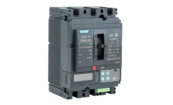 Авт. выключатель SDM6-250L 3P, In=250A, ML5.0A, Ir=0.4_1In, Ii=2_15Ir, Isd=1.5_12Ir, LCD, Icu/Ics=50kA/400V