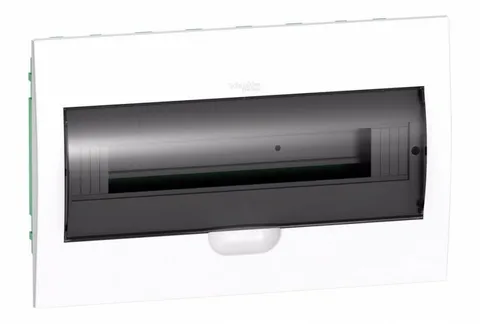 Щит встраиваемый Systeme Electric Easy9 на 18 модулей, 1 ряд, прозрачная дверь