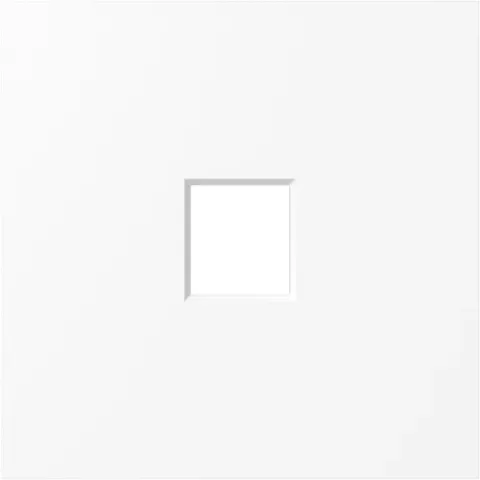Накладка 1-я для розеток RJ45, TV, SAT, HDMI, глянцевый белый, серия S08