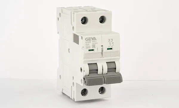 Авт. выключатель GYM9-2P-25D, 2P, 25A, хар-ка D, 6kA, 2M