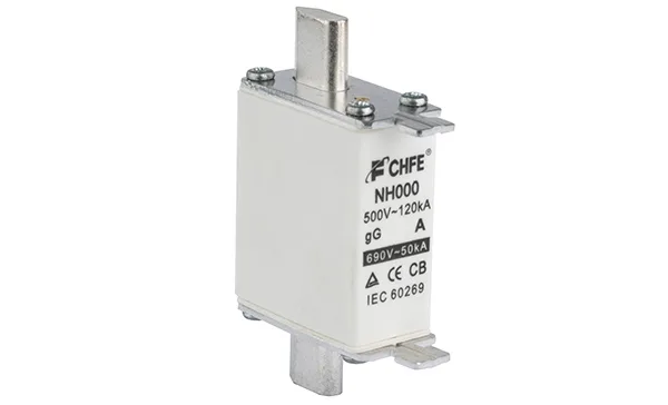 Вставка плавкая NH000, 100A, 500VAC, 120kA, тип gG