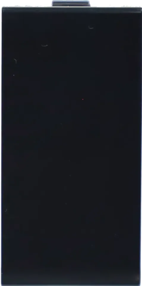 Заглушка 1 мод., черн. (22.5х45мм)