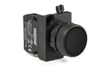 Кнопка CP, черная, без фиксации, плоская, 1NO, 4A 230V AC15, 22mm, IP65