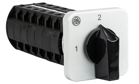Переключатель BS 16 71 U, 6P, 20A, тип 1-2 (90°), 6NO на 1_2, на дверь, фронт IP40