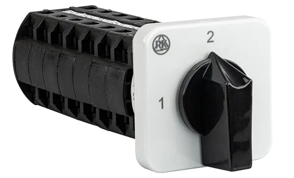 Переключатель BS 16 71 U, 6P, 20A, тип 1-2 (90°), 6NO на 1_2, на дверь, фронт IP40