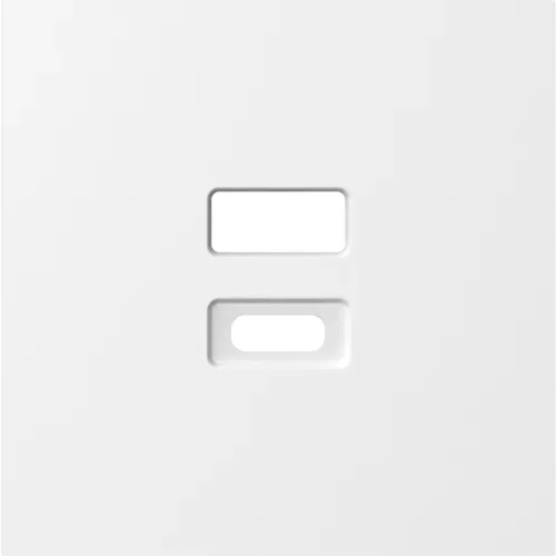 Накладка для розеток USB, матовый белый, серия A07