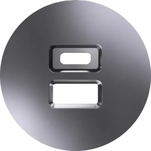 Накладка для розеток USB, сталь, серия D16