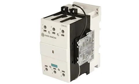 Контактор CNN 80 10, 3P, 80A/(95A по AC-1), 37kW(400VAC), 1NO, Uk=24VDC, Iвтяг=8,3А, Iудерж=0,15А