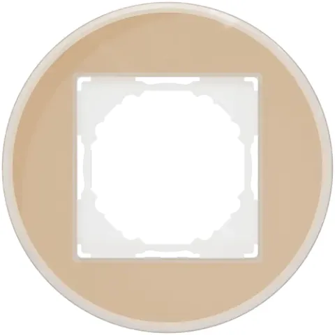 Рамка 1-я, Natural Round стекло шампань, серия A07