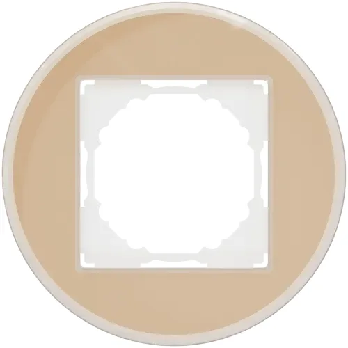 Рамка 1-я, Natural Round стекло шампань, серия A07