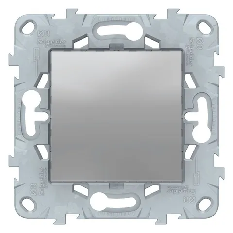 Заглушка Schneider Electric Unica, NEW 45х45, алюминий