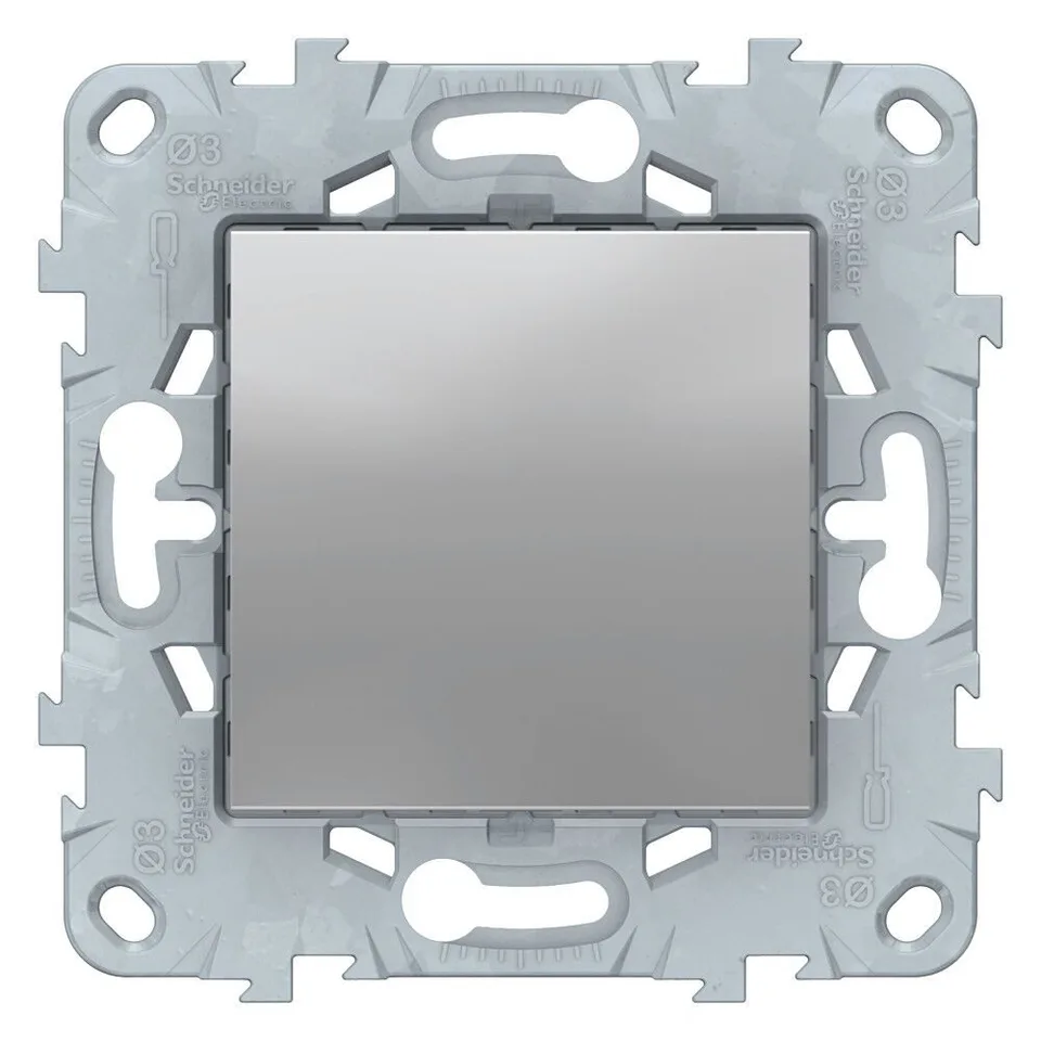 Заглушка Schneider Electric Unica, NEW 45х45, алюминий