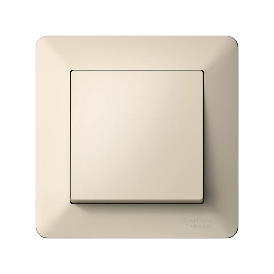 AtlasDesign AIR Systeme Electric 1-постовая рамка, бежевый