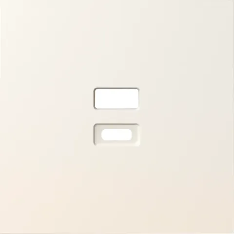 Накладка для розеток USB, матовый кремовый, серия S08