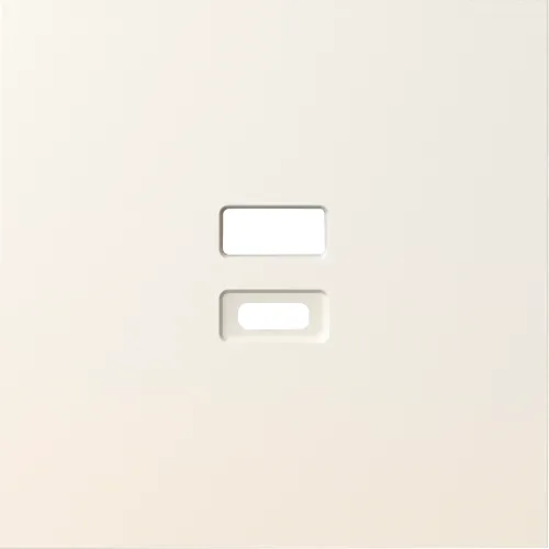 Накладка для розеток USB, матовый кремовый, серия S08