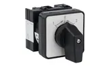 Переключатель UKT0-1-8214/E, 1P, 20A, тип 1→0←2, 1NO на 1_2, на дверь, фронт IP65