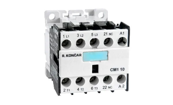 Мини-контактор CM1 10N 220/230V 50Hz, 3P, 12A/(20A по AC-1), 5.5kW(400VAC), 220/230VAC, 1NO