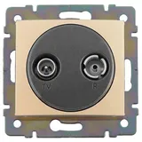 Valena - Розетка TV-RD проходная 862MHz, сл.кость