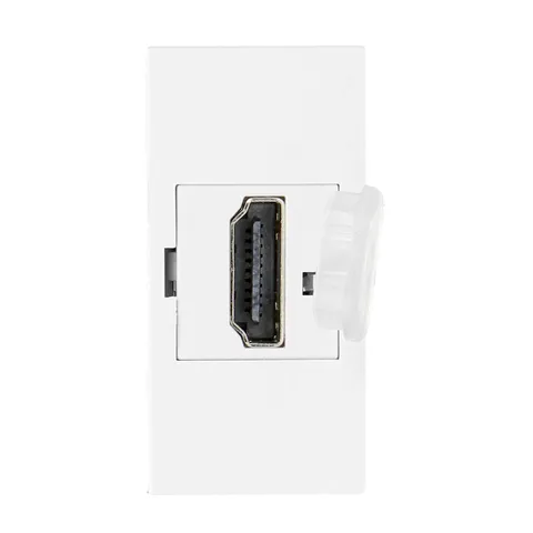 Noen - Розетка HDMI, двойной разъем, тип А, 1М, белая