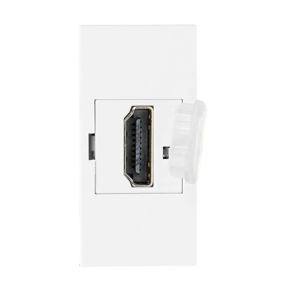 Noen - Розетка HDMI, двойной разъем, тип А, 1М, белая