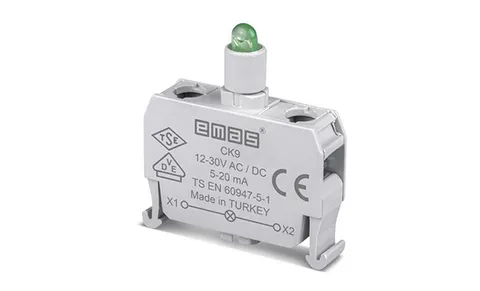 Блок индикатора, зеленый, LED, 12_30VAC/DC, монтаж в коробку, для CP/CM серий