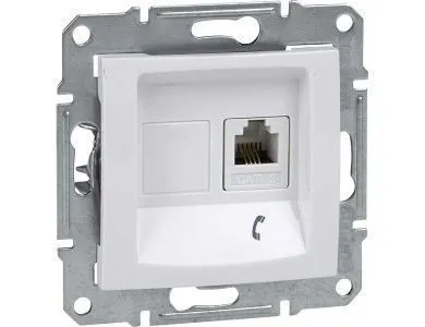 Розетка Schneider Electric Sedna, телеф., белый