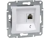 Розетка Schneider Electric Sedna, телеф., белый