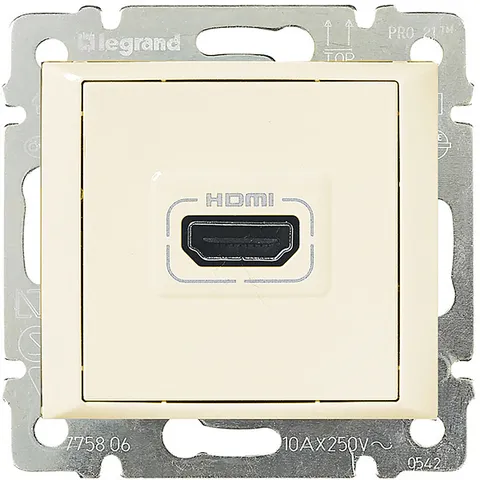 Valena - Розетка HDMI для аудио/видеоустройств, сл.кость